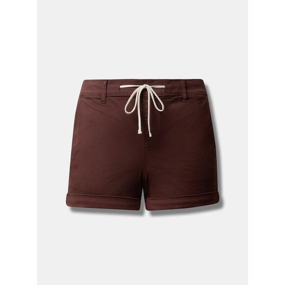 Torrid NWT 4x 4 26 3.5 Inch Pull-On Weekend Stretch Twill Short - Picture 1 of 3